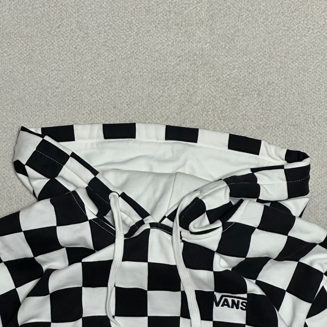 반스 체커보드 후드티 상품이미지5