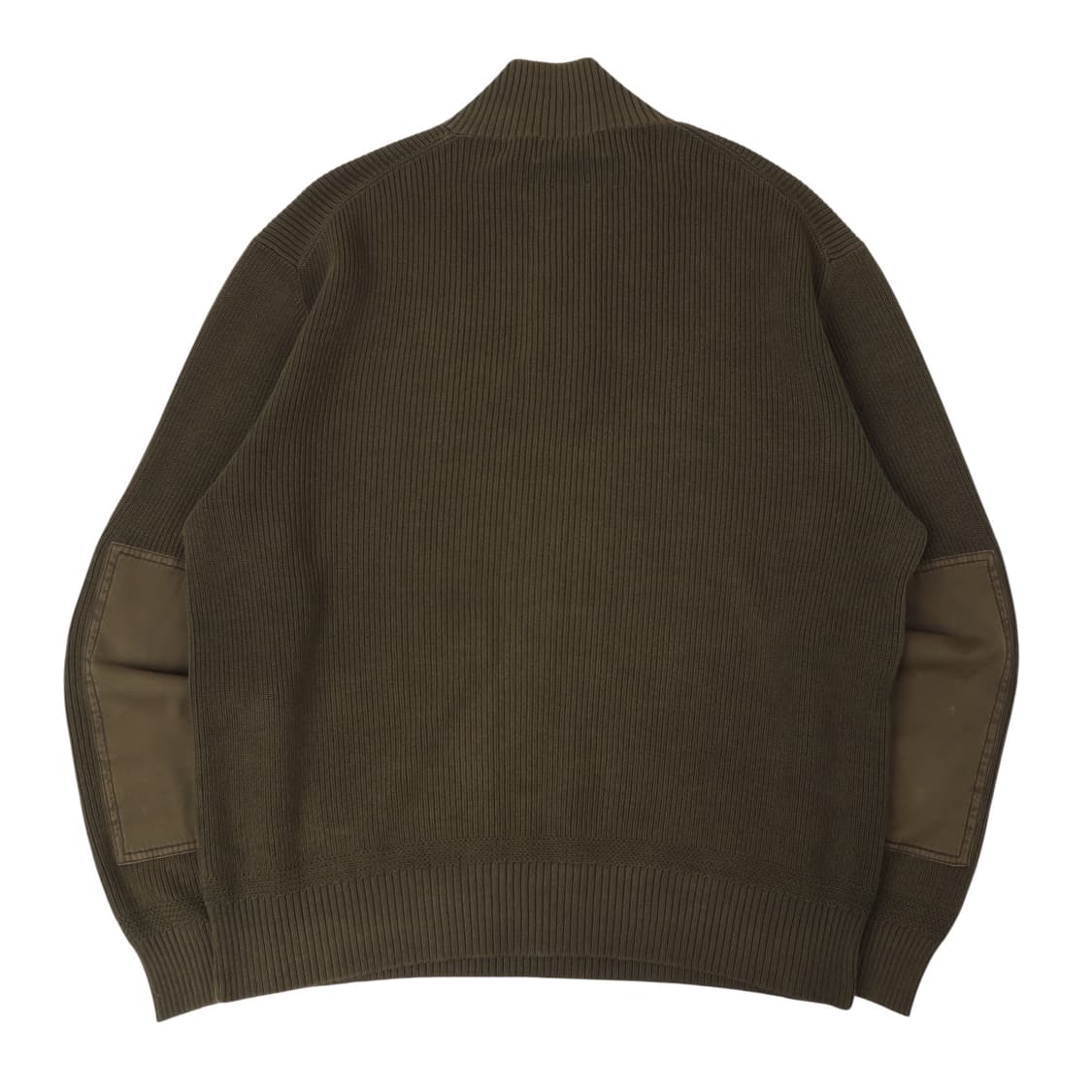 폴로 랄프로렌 카키 army 엘보 패치 버튼넥 니트 상품이미지2