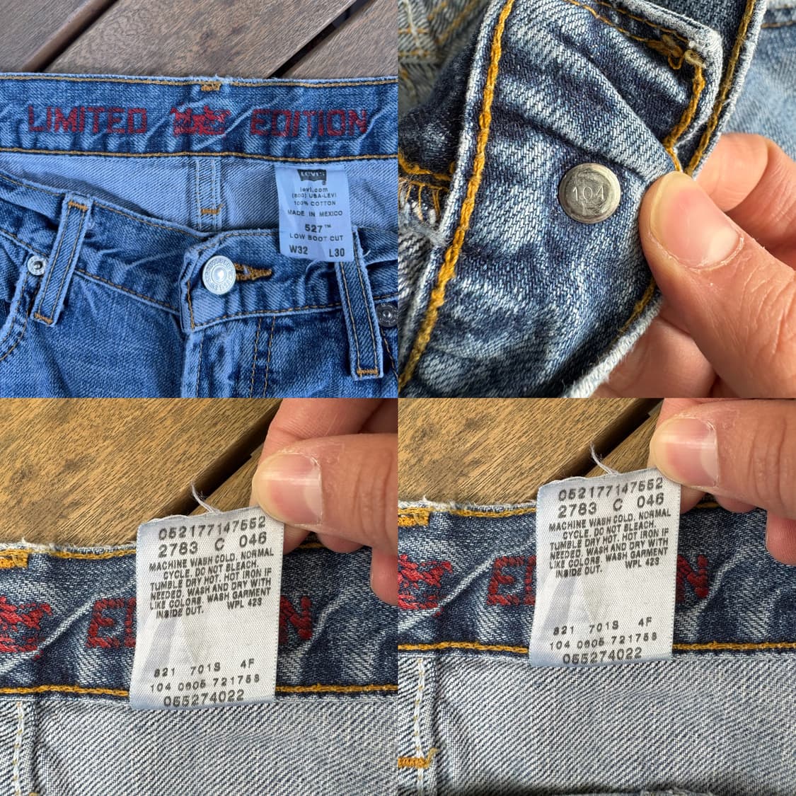 리바이스 Levi’s 527 부츠컷 데님 팬츠 상품이미지9