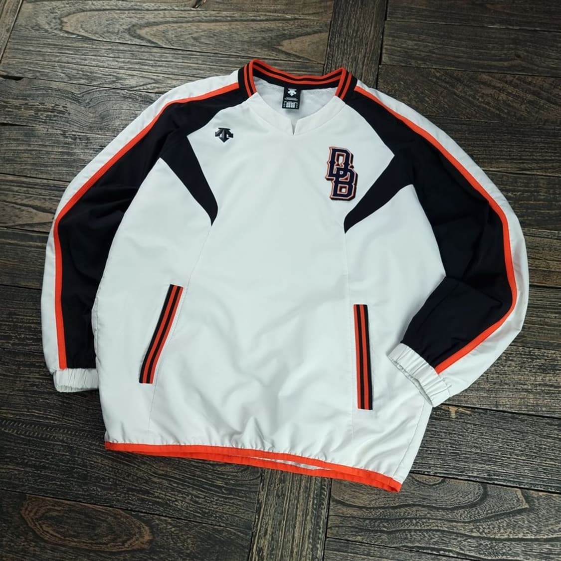 [데상트] 올드스쿨 야구 베이스볼 웜업 바람막이 자켓 M18431 상품이미지1