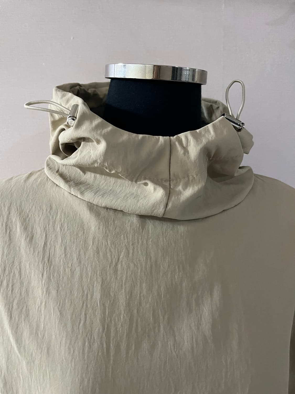 베이지스트링아노락후드 상품이미지8