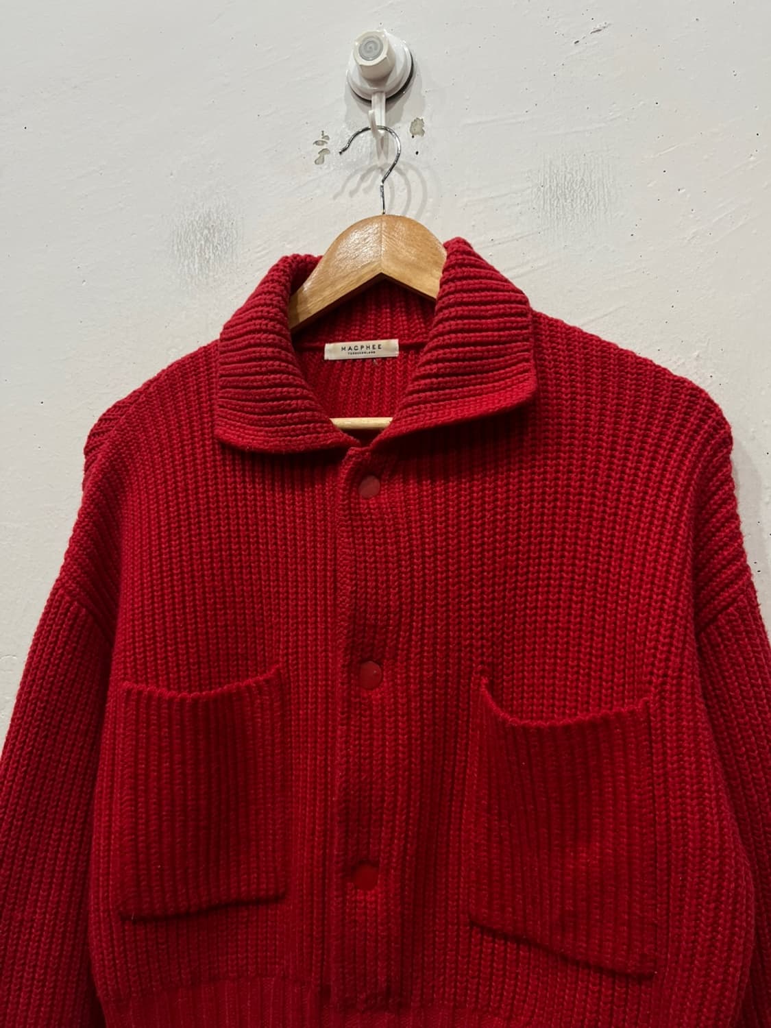 MACPHEE 립 니트 가디건  상품이미지2
