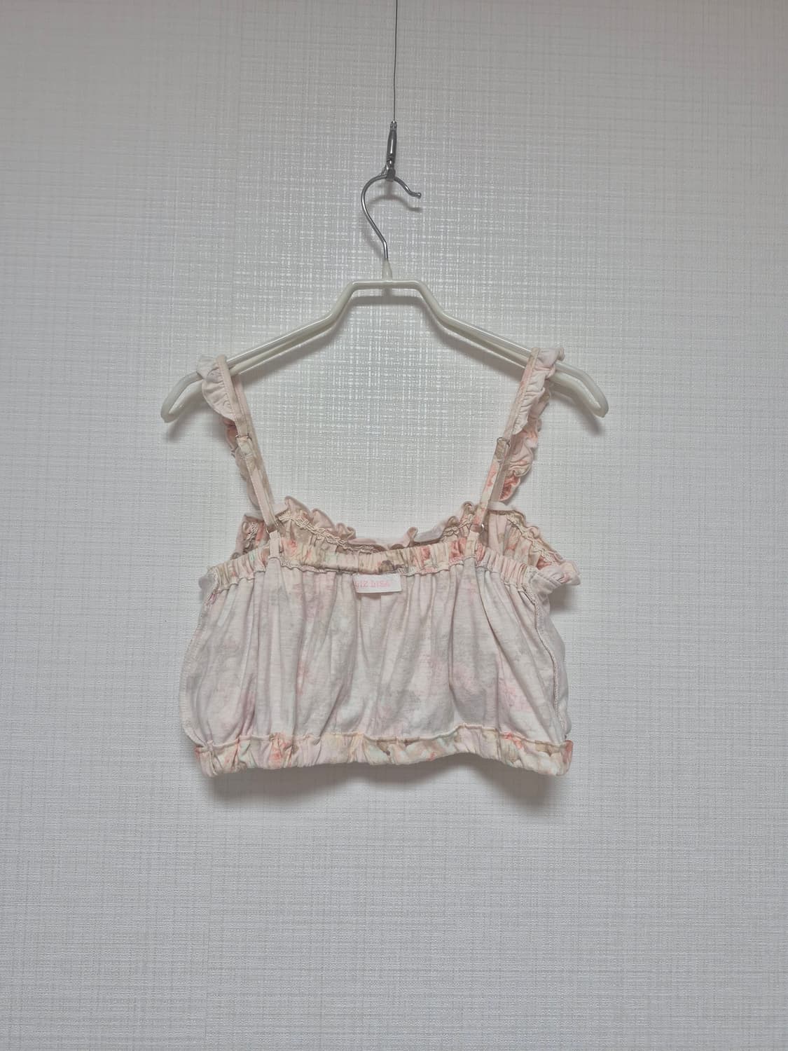 리즈리사 수선템 핑크 플로럴 브라탑 상품이미지5