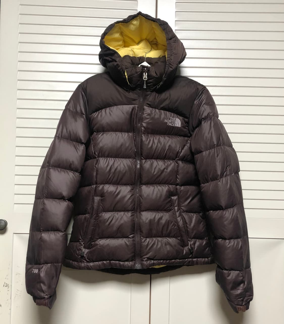 노스페이스 700 브라운 패딩 거의새거 초코브라운 자켓 눕시 상품이미지2