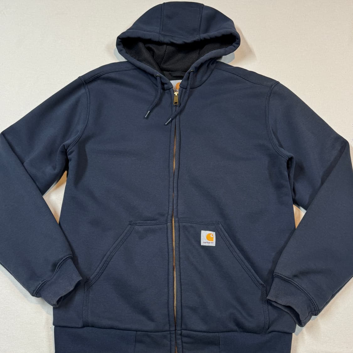 S) 칼하트 레인디펜더 워크웨어 써멀 후드집업 네이비 상품이미지2