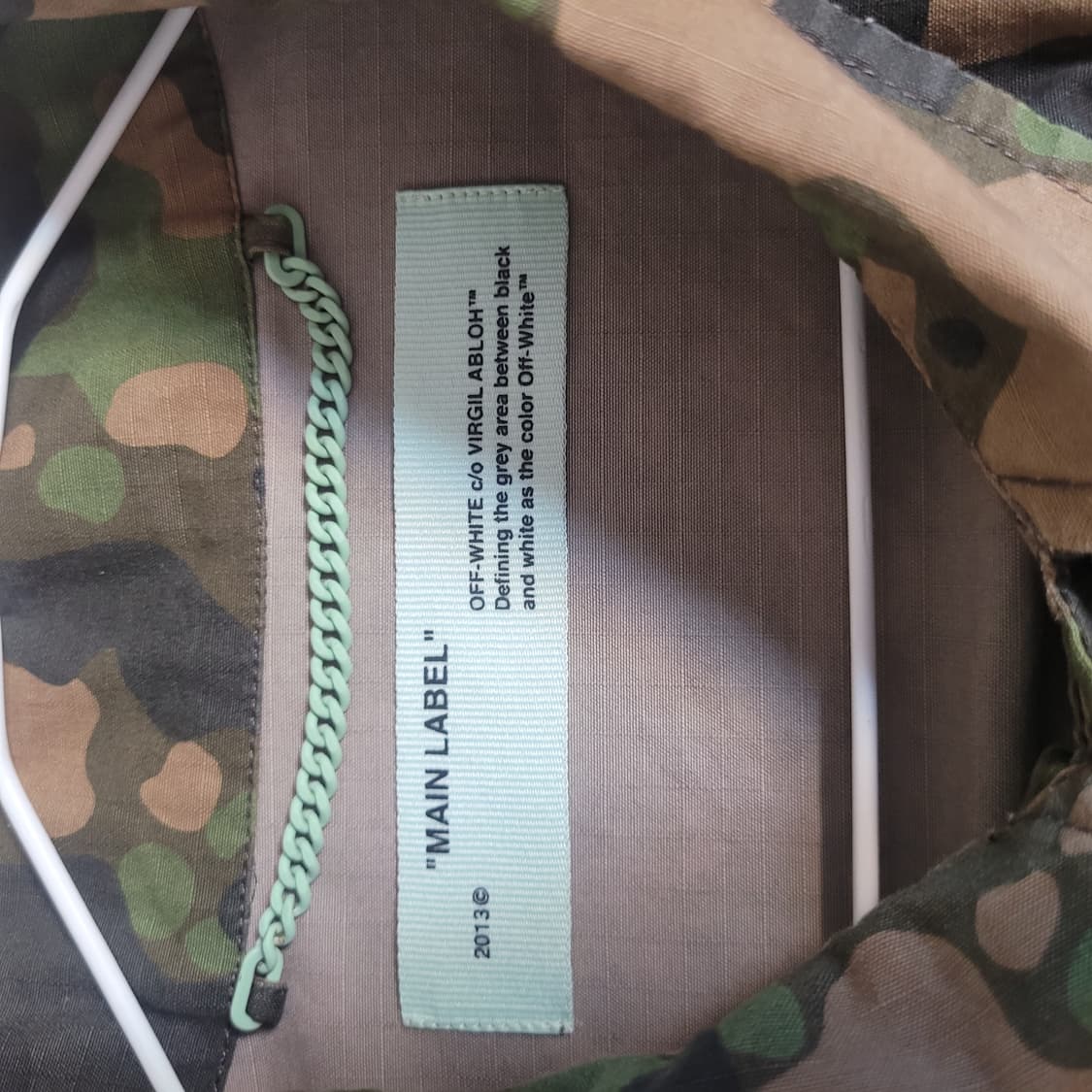 오프화이트 ape 카모 자켓 XXL 상품이미지3