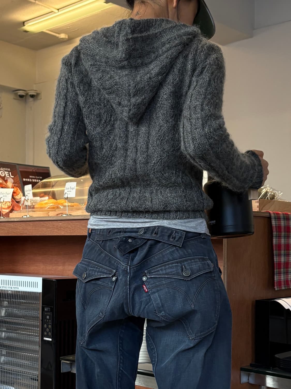 모헤어 니트후드  상품이미지5