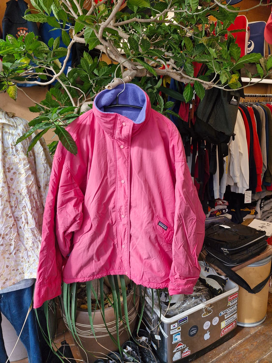 Z-340 파타고니아 쉘드 신칠라  캐플린 범보 웜업 자켓 상품이미지1