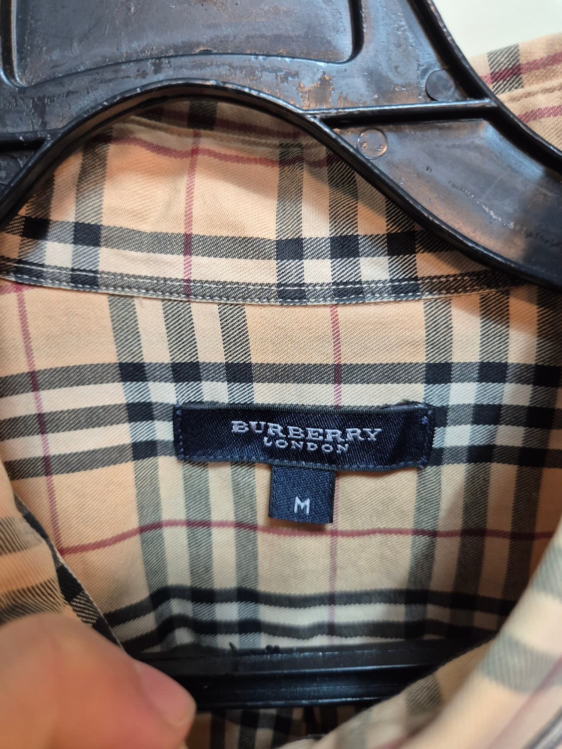 버버리 체크 셔츠 상품이미지7