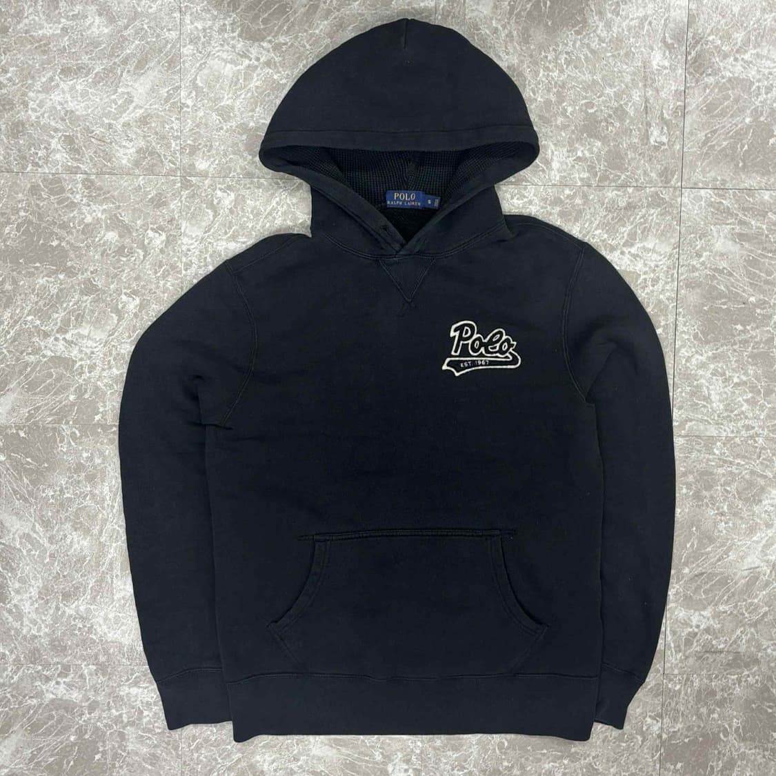 폴로 랄프로렌 준신형 써멀 스펠아웃 스웨트셔츠 후드티(S) 상품이미지2