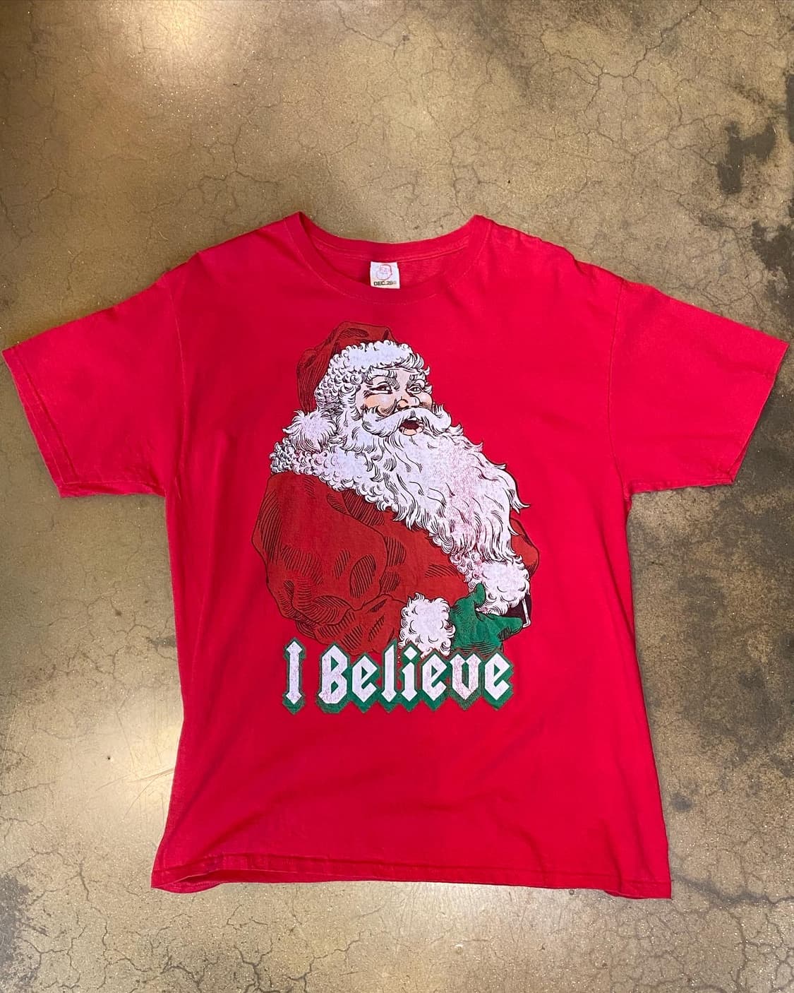 "I Believe" Santa Christmas T 상품이미지3