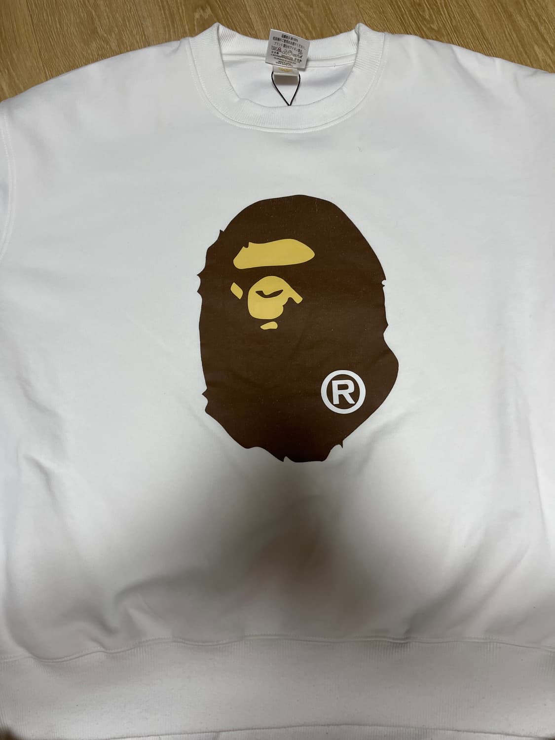 🤍 베이프(BAPE) 화이트 맨투맨 판매 🤍 상품이미지3