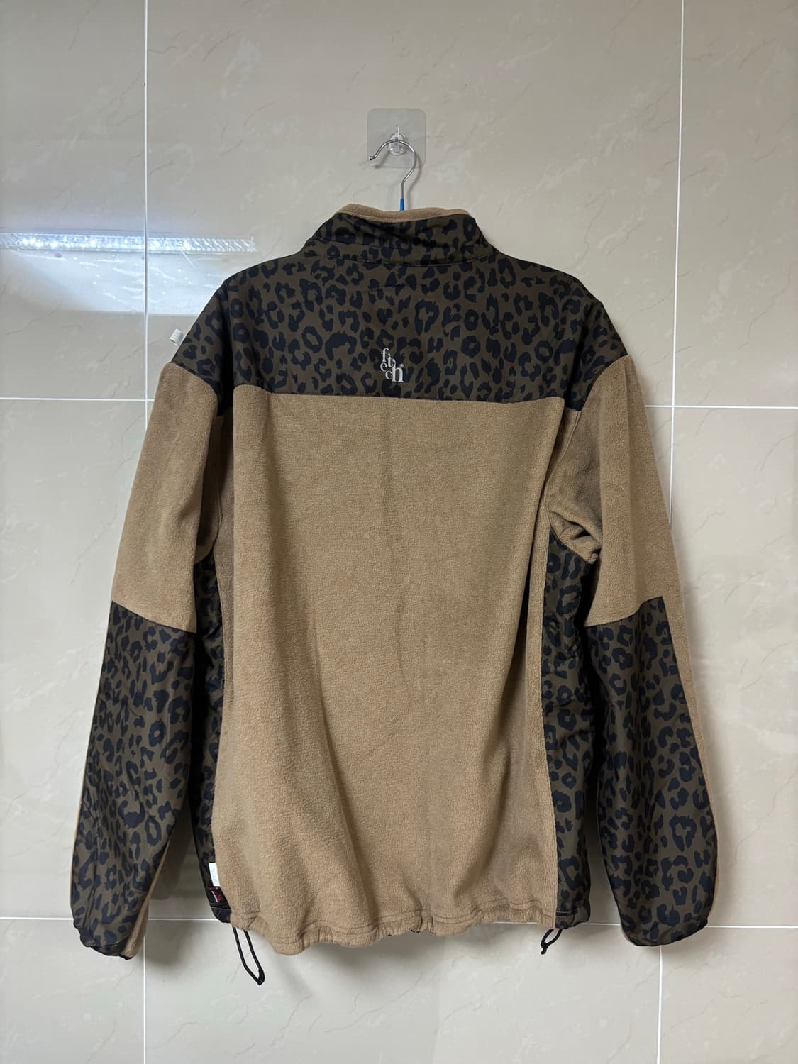 페치선데이 폴라텍 쉐도우 레오파드 자켓 (브라운) 상품이미지2
