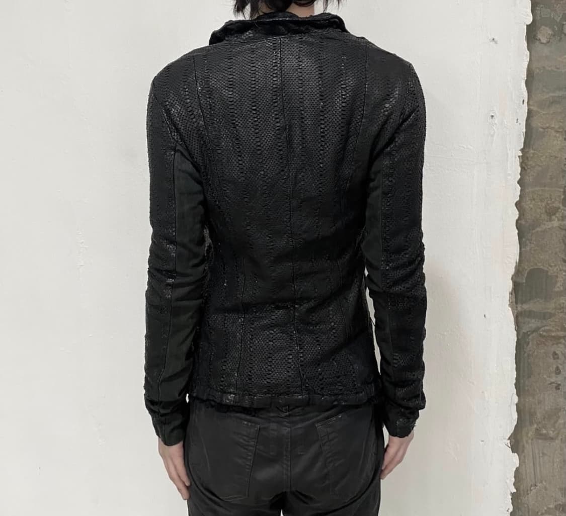 조르지오 브라토 십스킨 핸드메이드 레더 자켓 상품이미지4