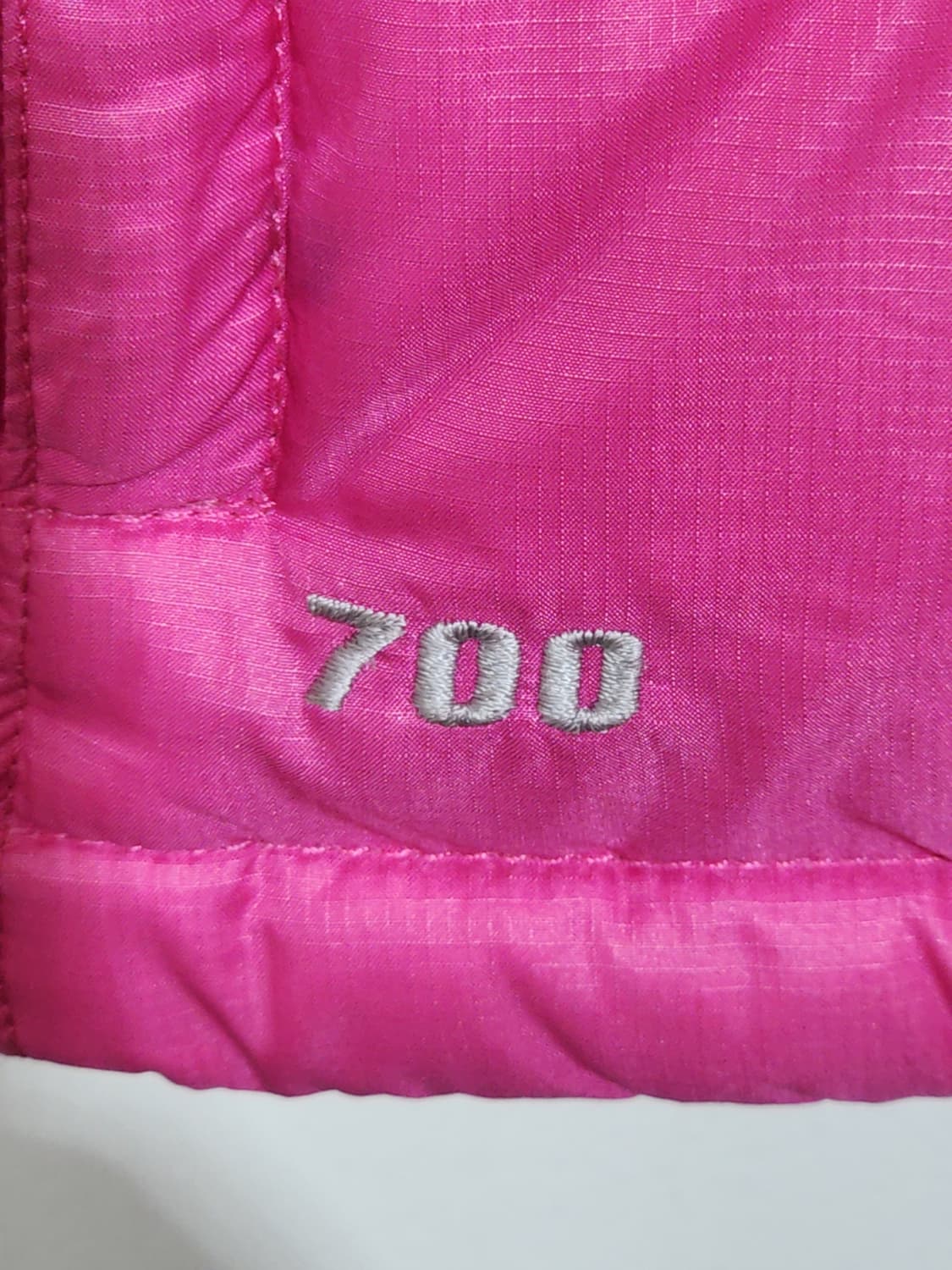 (S) 노스페이스 패딩조끼 핑크 거위털 700 다운 베스트  상품이미지5