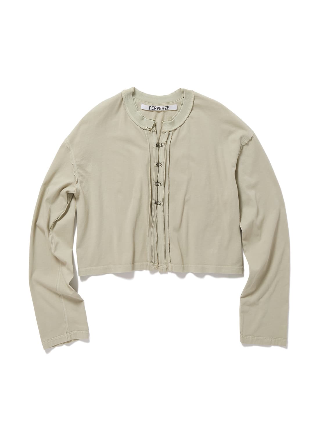 [F]퍼버즈 26ss Front Lock 롱 슬리스브리스 티/베이지 상품이미지5