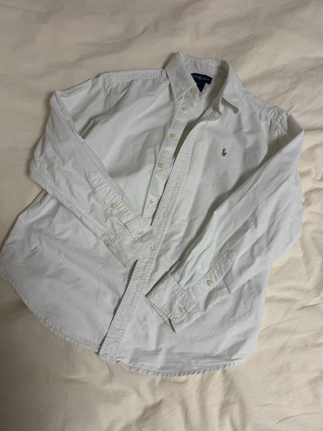 폴로 랄프로렌 화이트 옥스포드 셔츠 14사이즈 상품이미지1