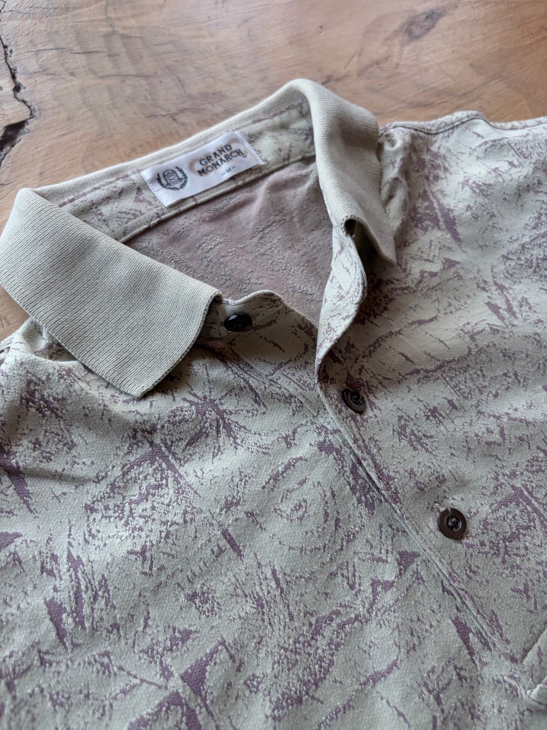 (Grand Monarch) 자카드 패턴 카라티 상품이미지2