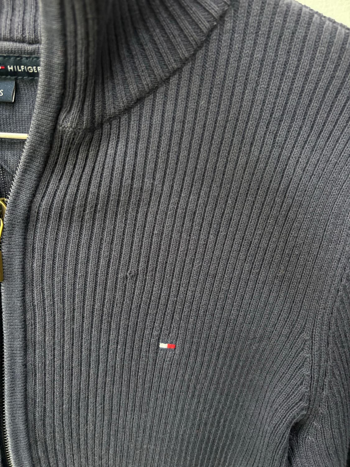 타미힐피거 네이비 니트집업 상품이미지7