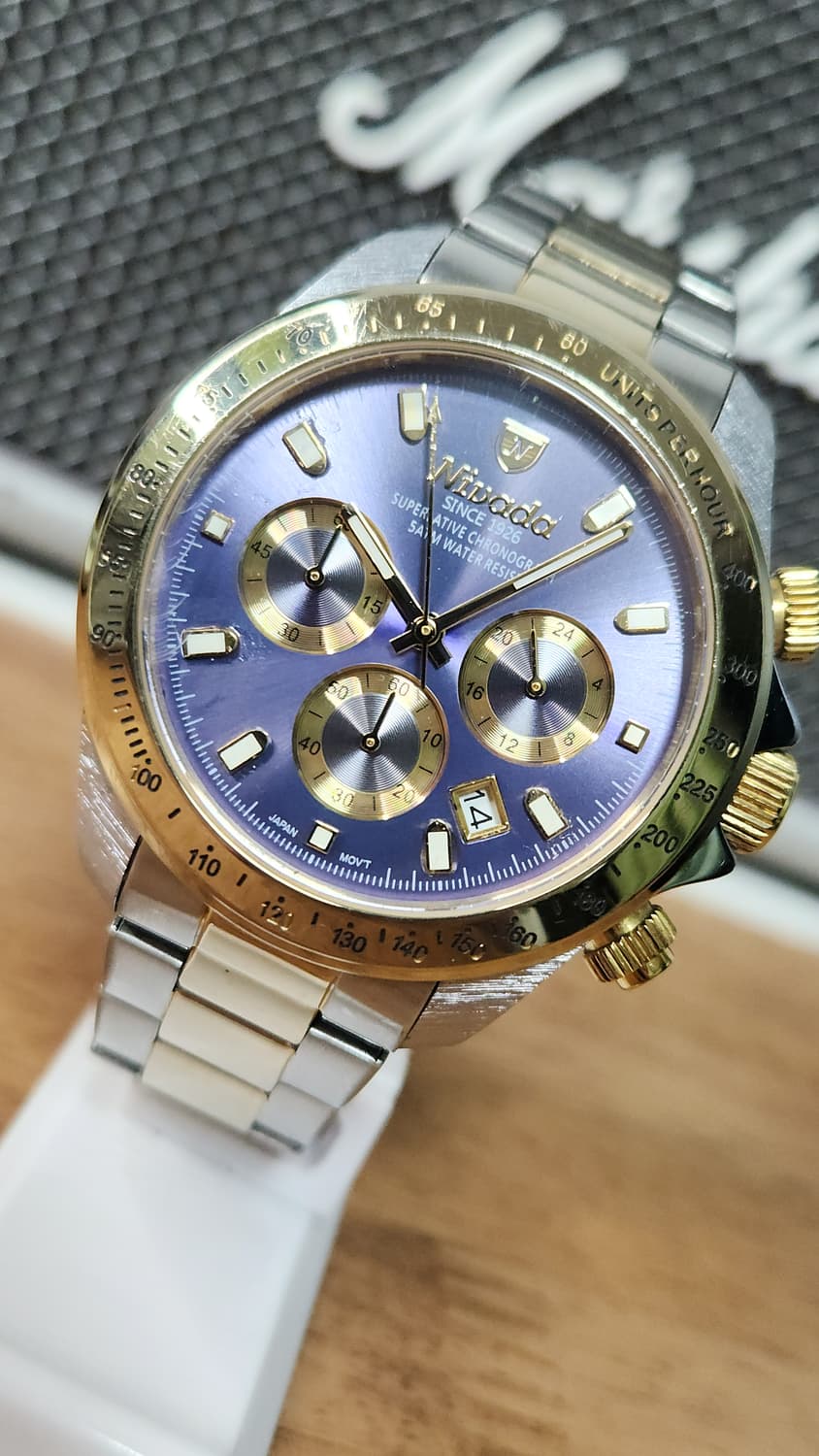 # NIVADA 니바다 남성용 크로노그래프 데이토나 메탈 시계 급처 상품이미지2