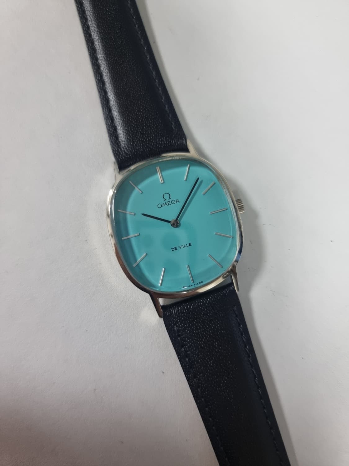 정품 OMEGA 수동  빈티지 드빌 티파니 다이얼 시계 35mm 상품이미지4