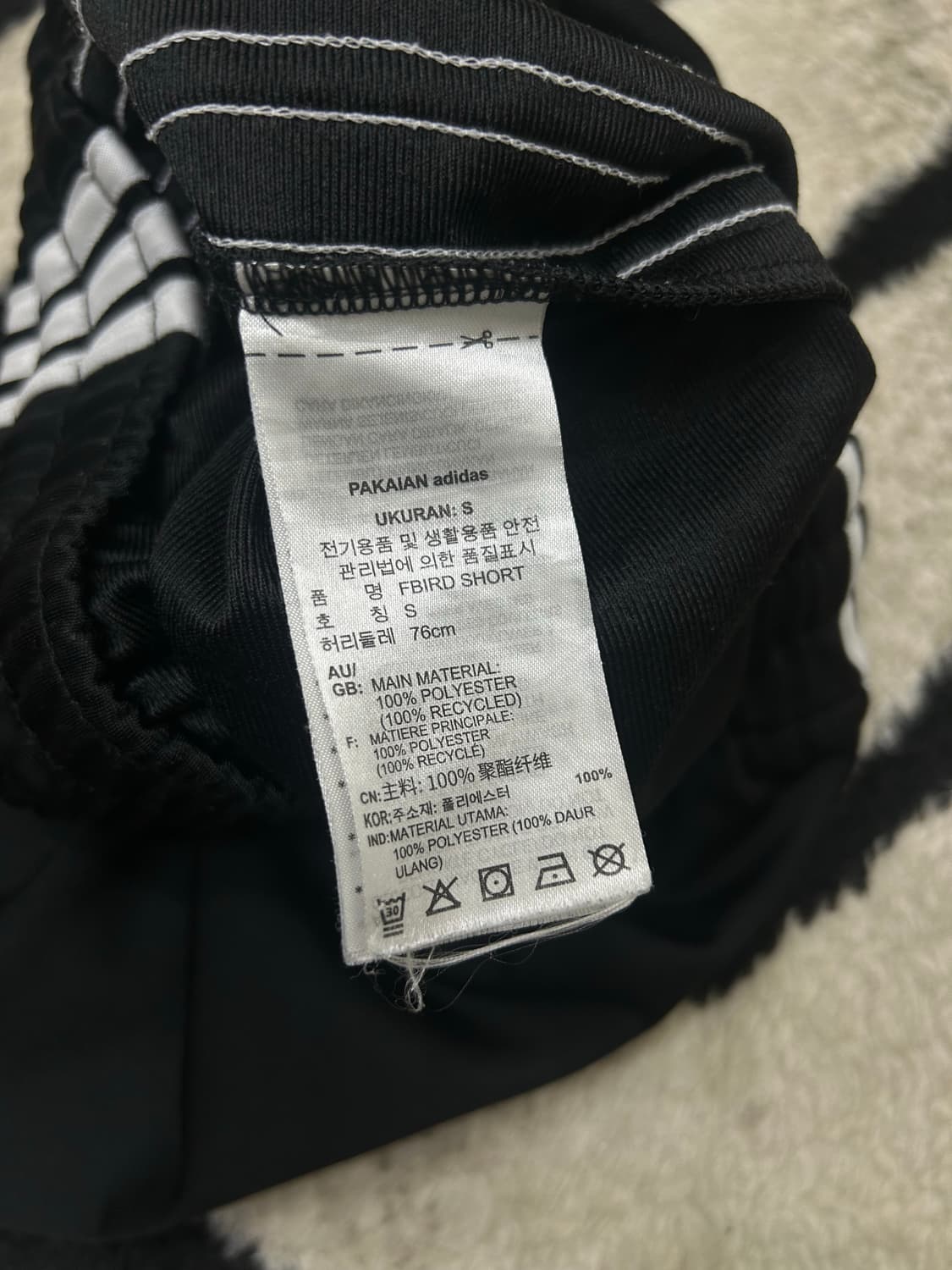 [S]아디다스 파이어버드 반바지/블랙 상품이미지6