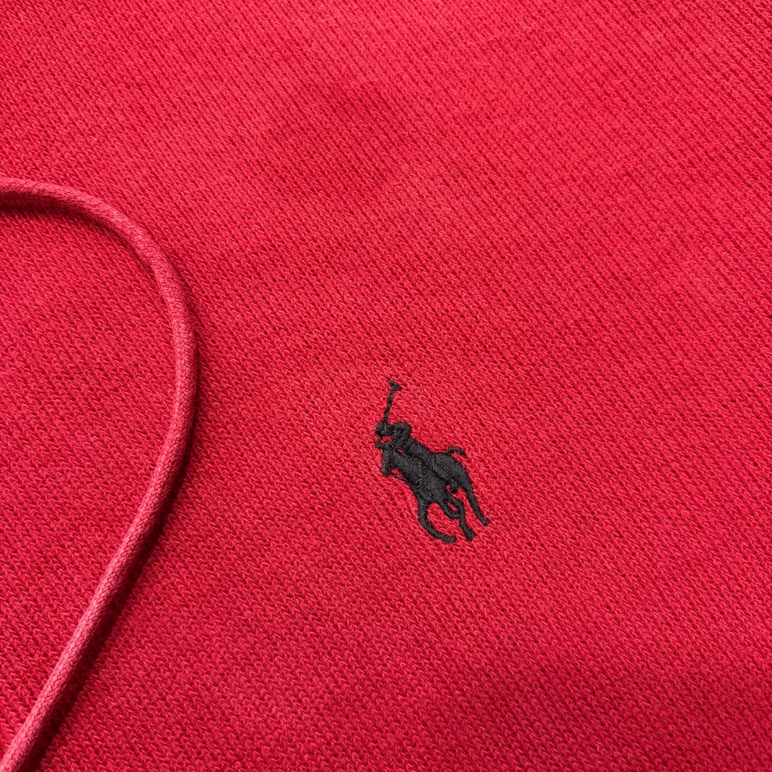 [S] 폴로 랄프로렌 레드 스웻 후드 집업 D254 상품이미지4