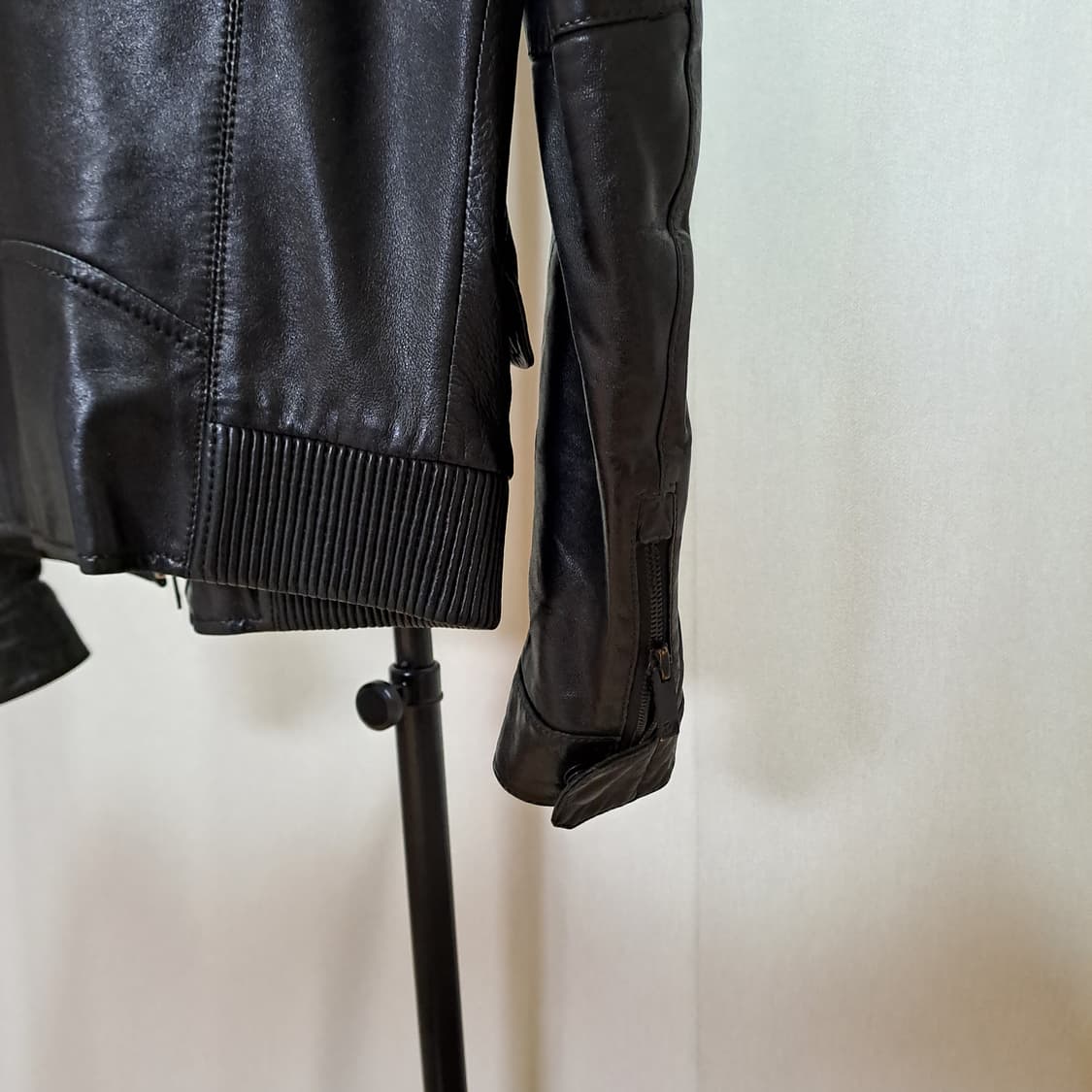 (택포) 솔리드옴므 양가죽 싱글 마원 자켓 B307 상품이미지7