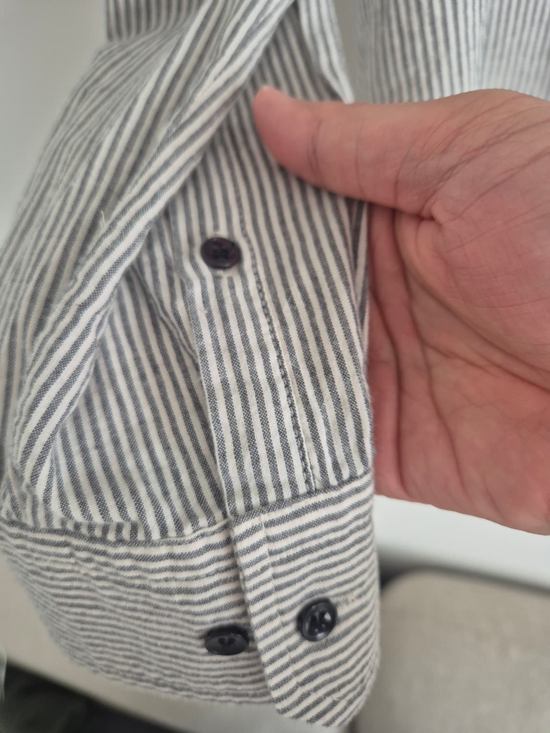 솔리드옴므 스트라이프 셔츠 상품이미지5