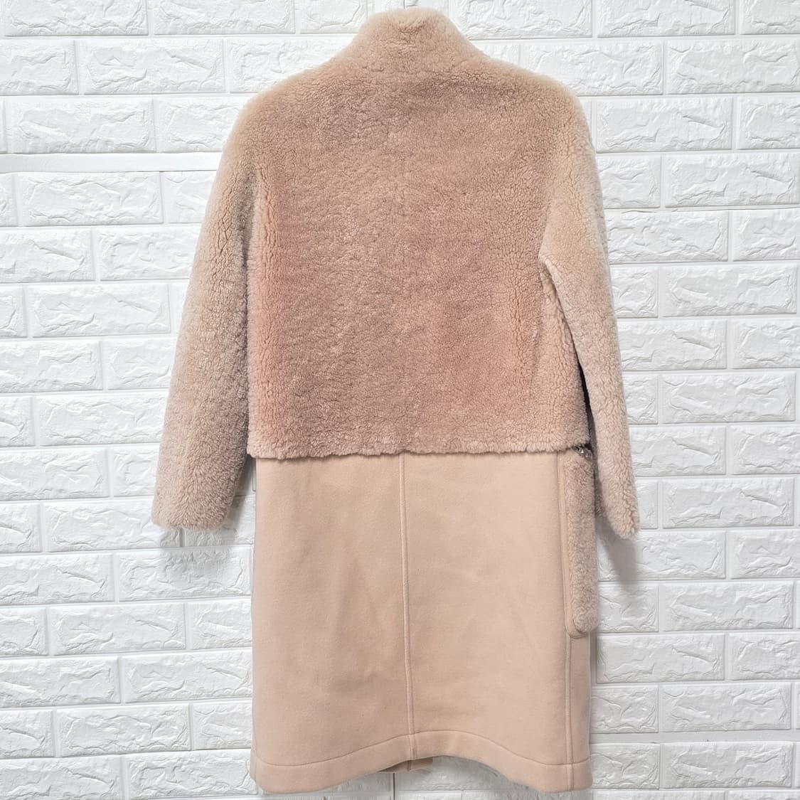 택포// L 띠어리 블랙 여성 롱패딩 코트 상품이미지4