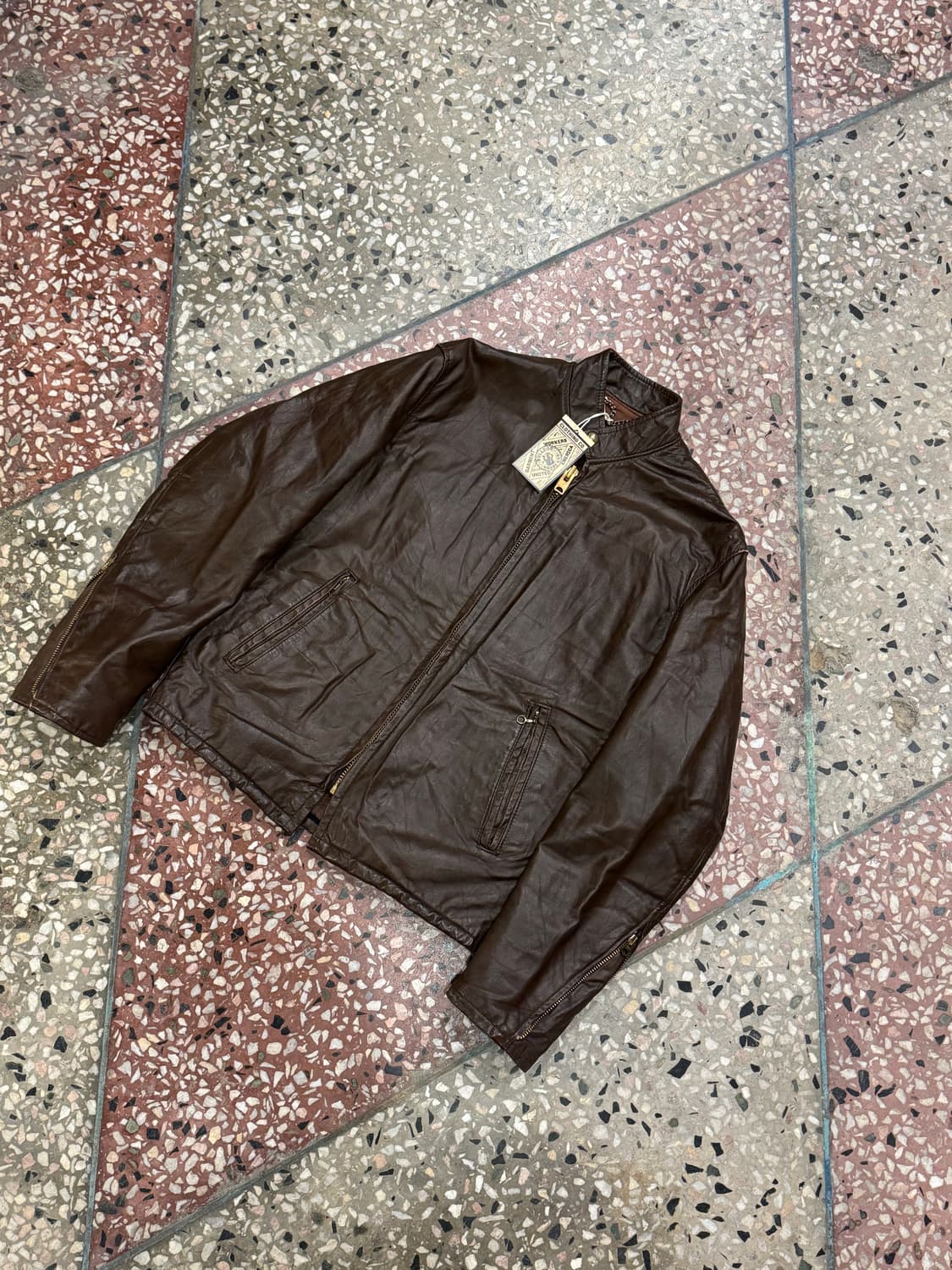 70s 브라운 싱글라이더 자켓 (40) 상품이미지2