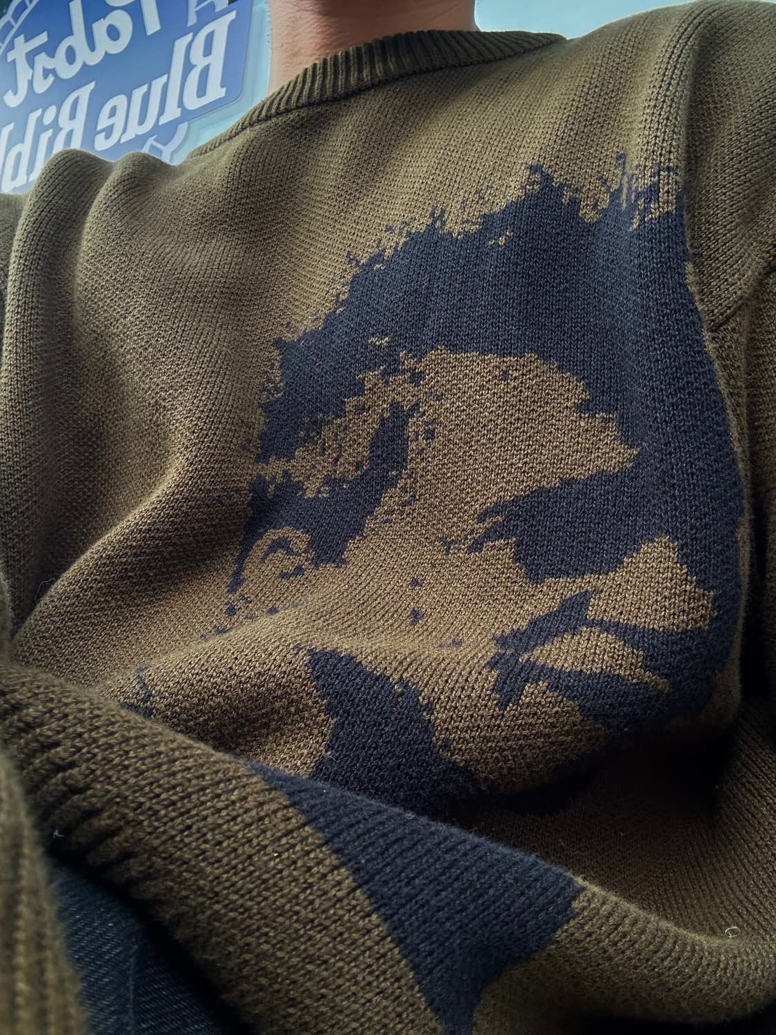 Viznclothing 타일러더든 니트 스웨터 XL 브라운 상품이미지1