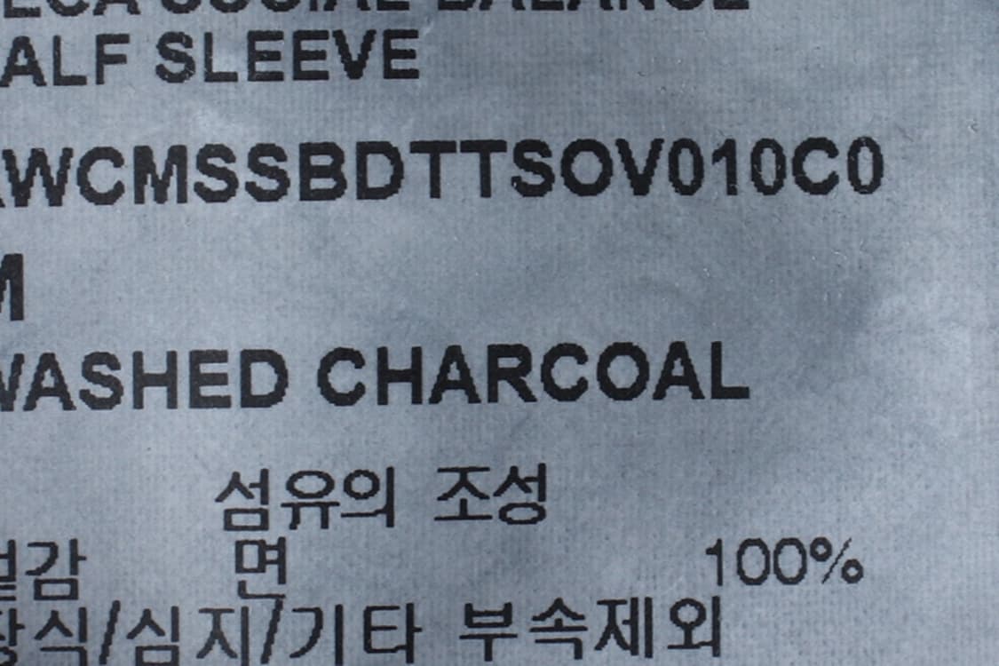 (M-L) 에이카화이트 반팔 티셔츠 피그먼트 그레이 올드스쿨-H32734 상품이미지8