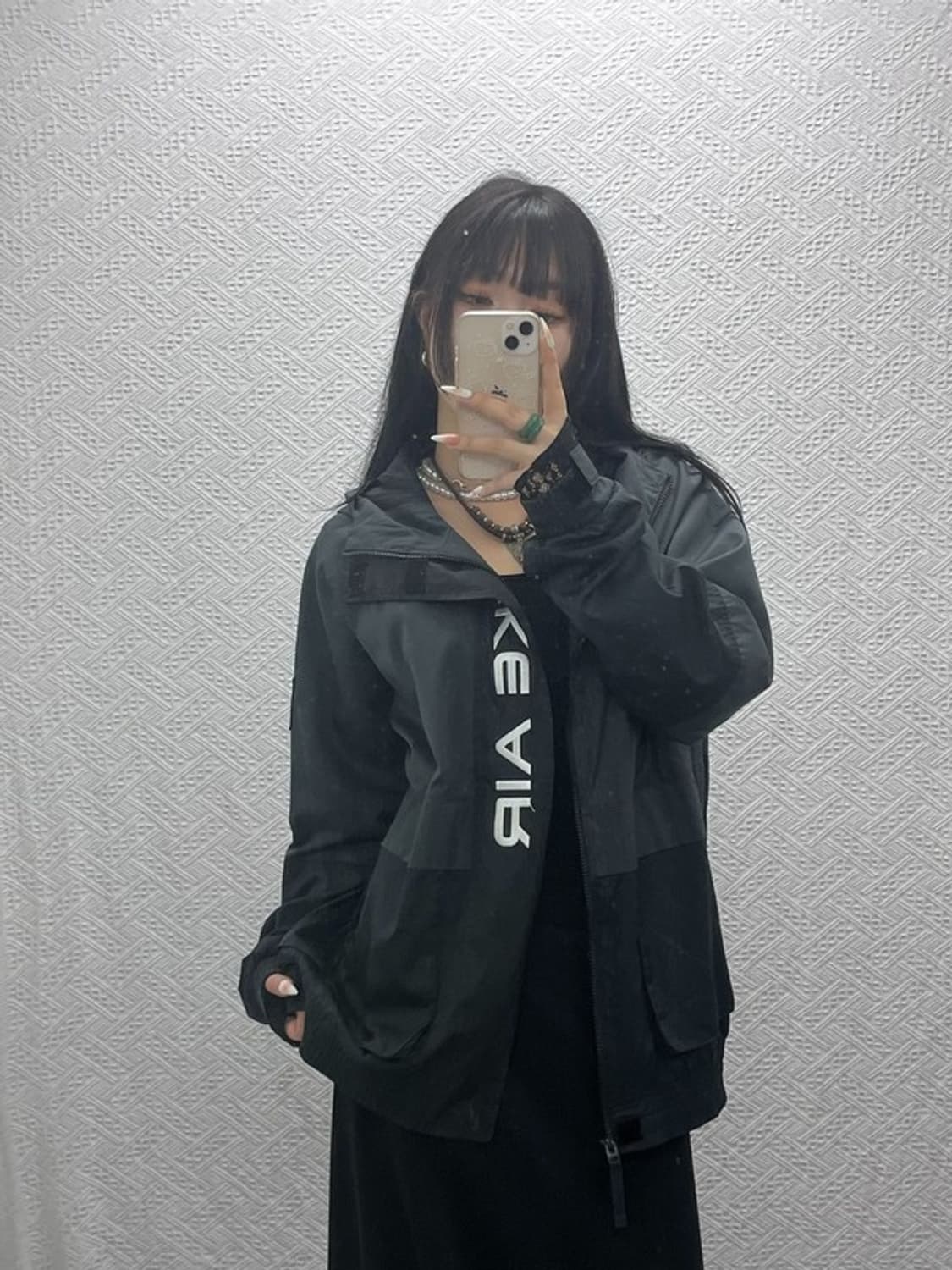 나이키 올드스쿨 빈티지 스트릿 스포티 바람막이 자켓 L C09382 상품이미지1