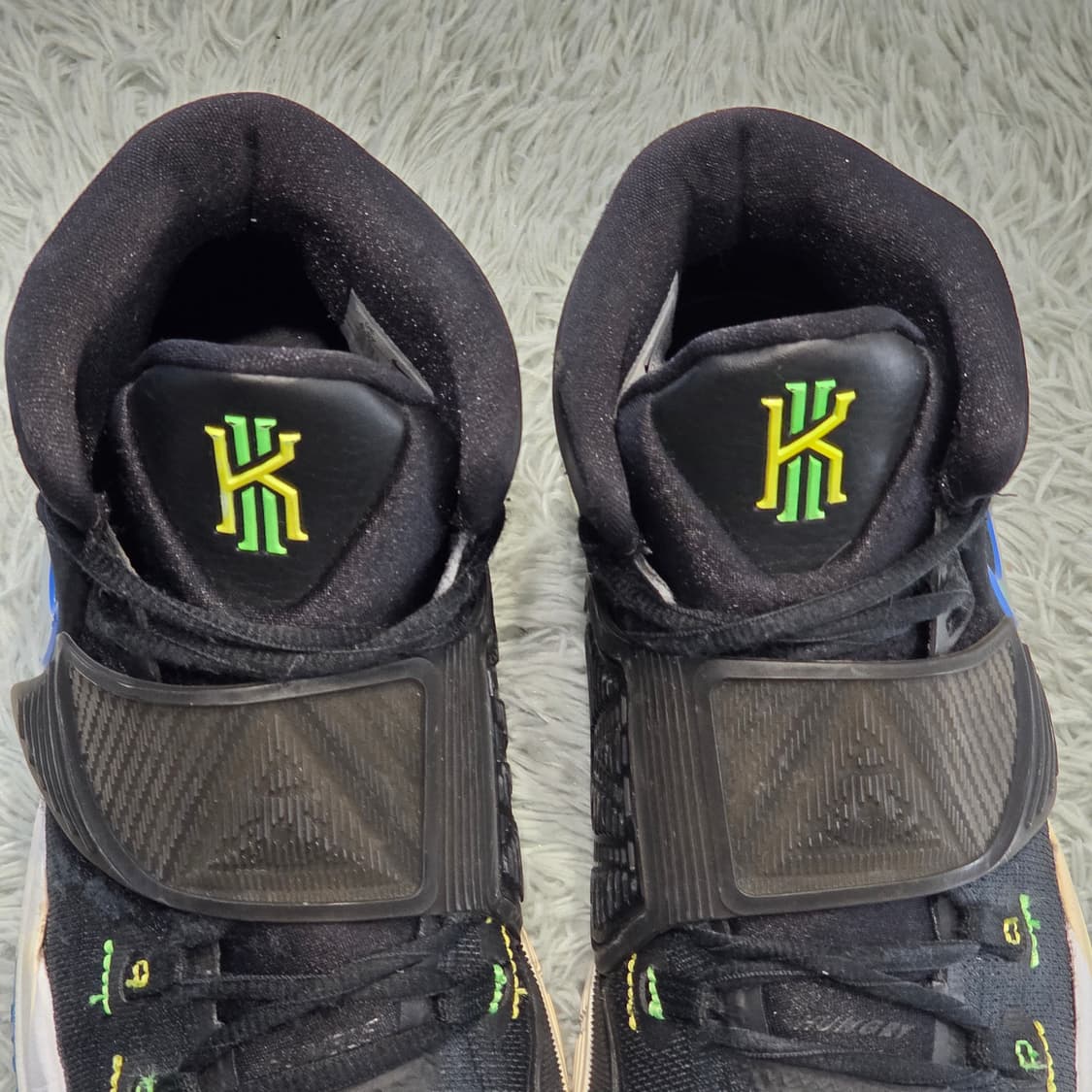 5a-11:나이키 카이리 6 블랙 블루 글로우(245) 상품이미지6