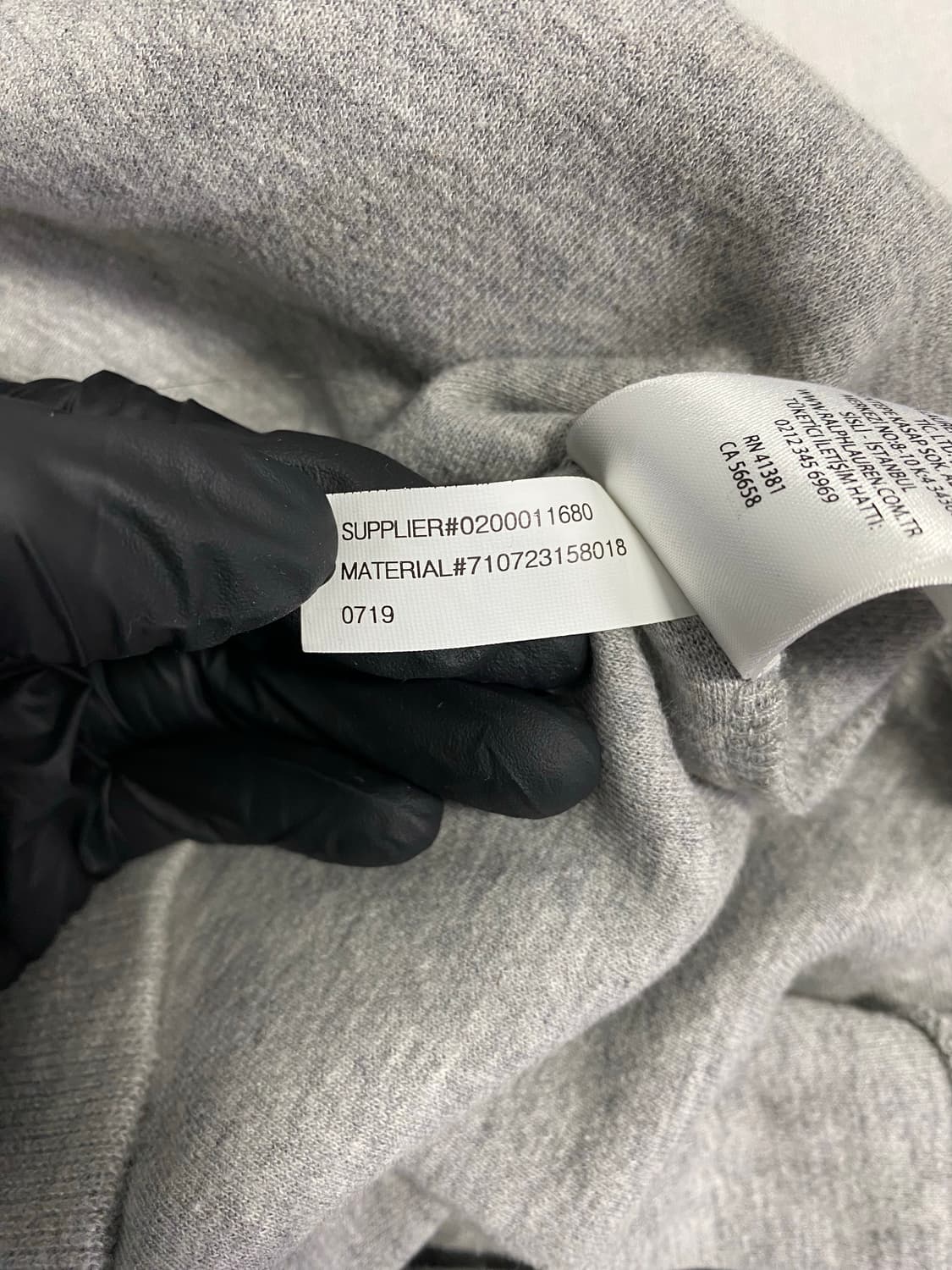 폴로 랄프로렌 그레이 하프집업 네이비 포니 S 상품이미지7