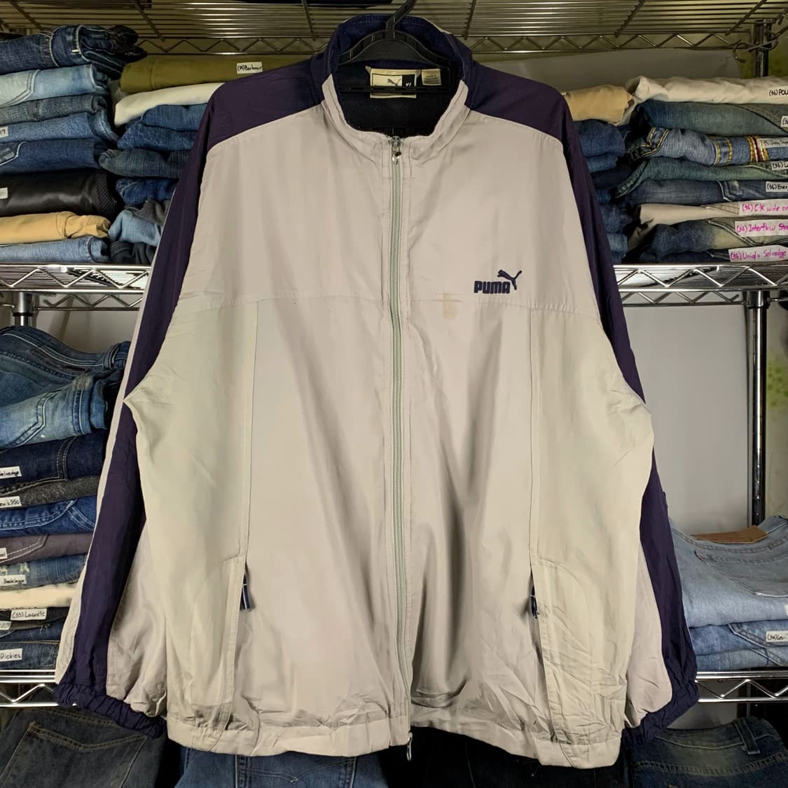 [XL] 90's 푸마 올드스쿨 바람막이 상품이미지2