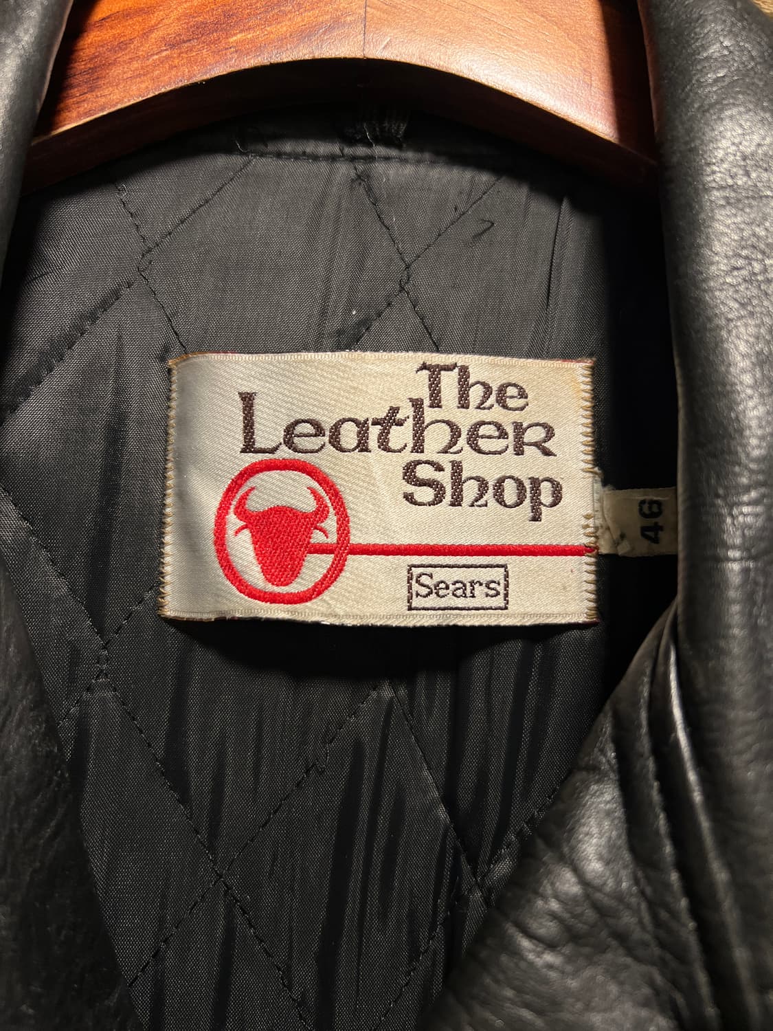 [XL]80's Sears USA 시어스 레더 샵 라이더 자켓 상품이미지2