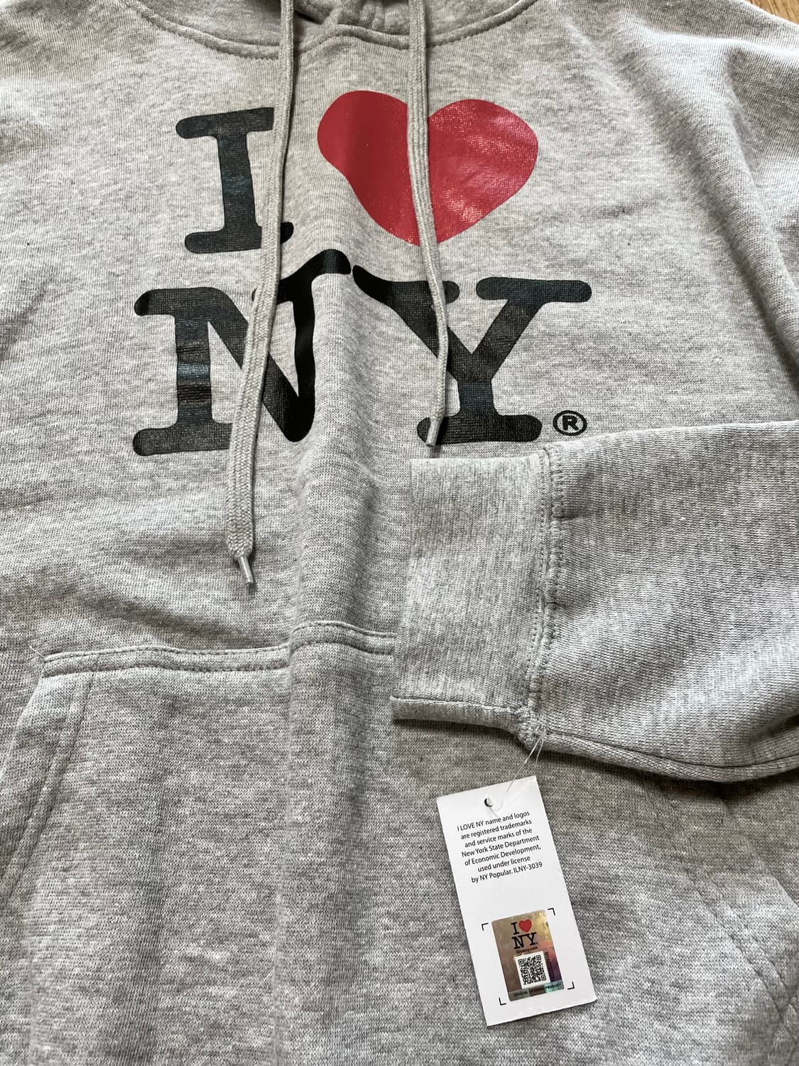 택포) 국내 유일 오리지널 아이러브뉴욕 i love ny 후드 후드티 상품이미지2