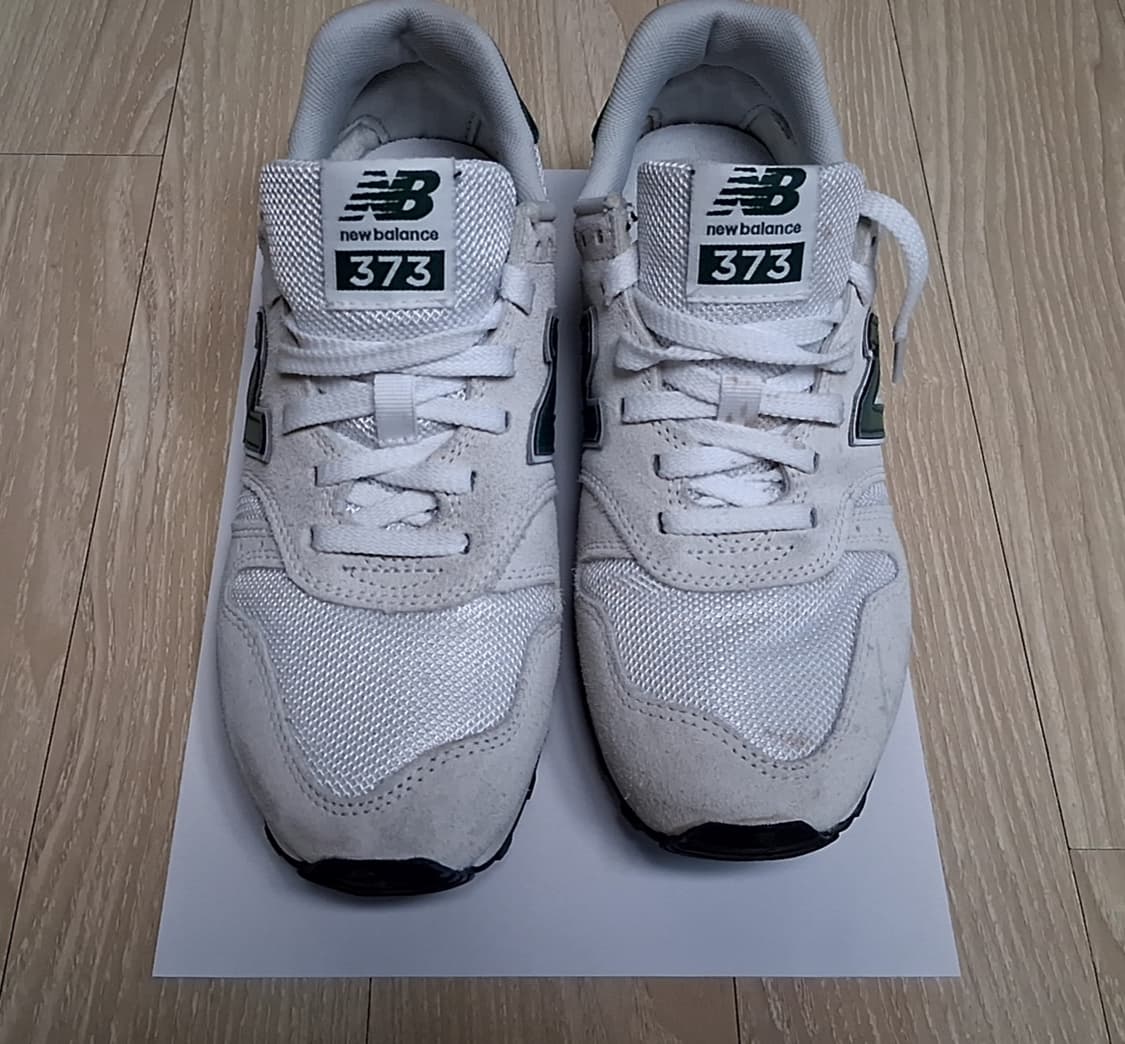 [품절상품] 뉴발란스 뉴발 373 그린 화이트 그레이 운동화 신발 255 상품이미지2