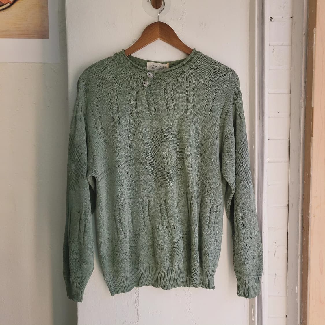 Bradlay 투버튼 면니트(made in Japan) 상품이미지1