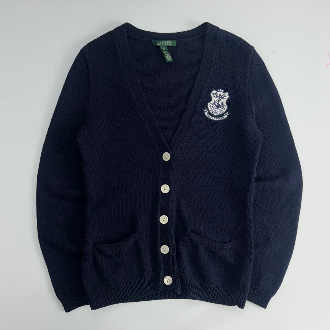 Polo 폴로 네이비 니트 가디건  상품이미지3
