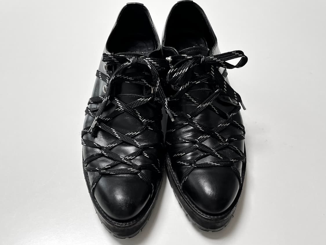 요지야마모토 레이스업 슈즈 힐 구두 245~250 상품이미지4