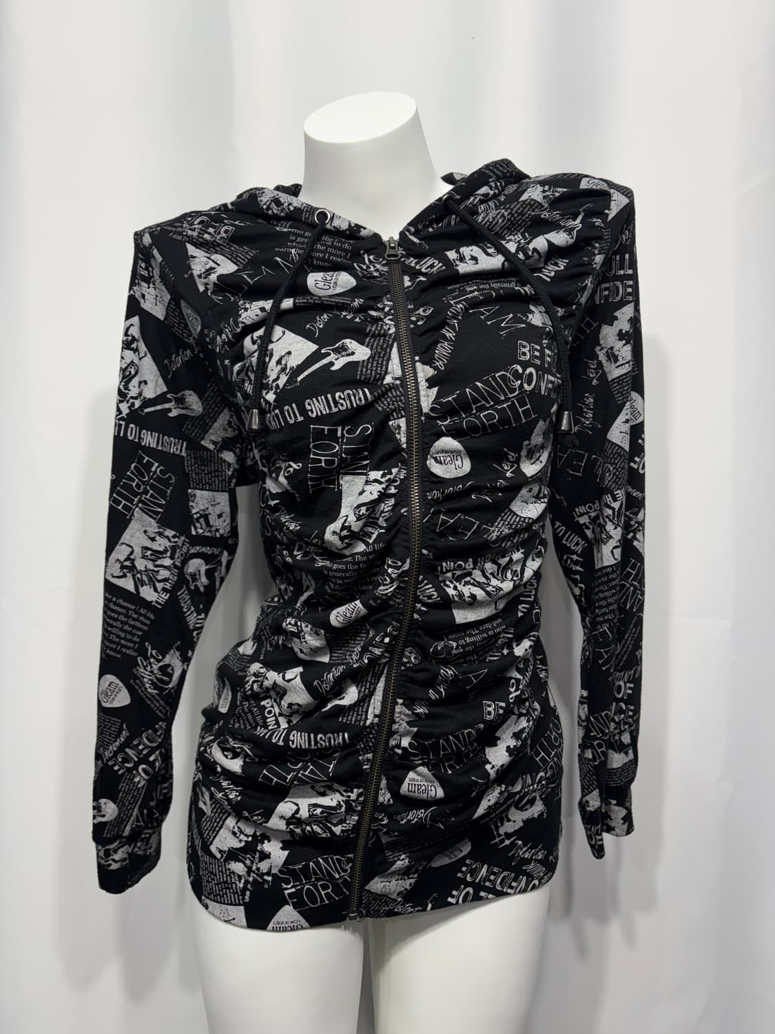 🎸블랙&그레이 프린팅 후디🎸 상품이미지6