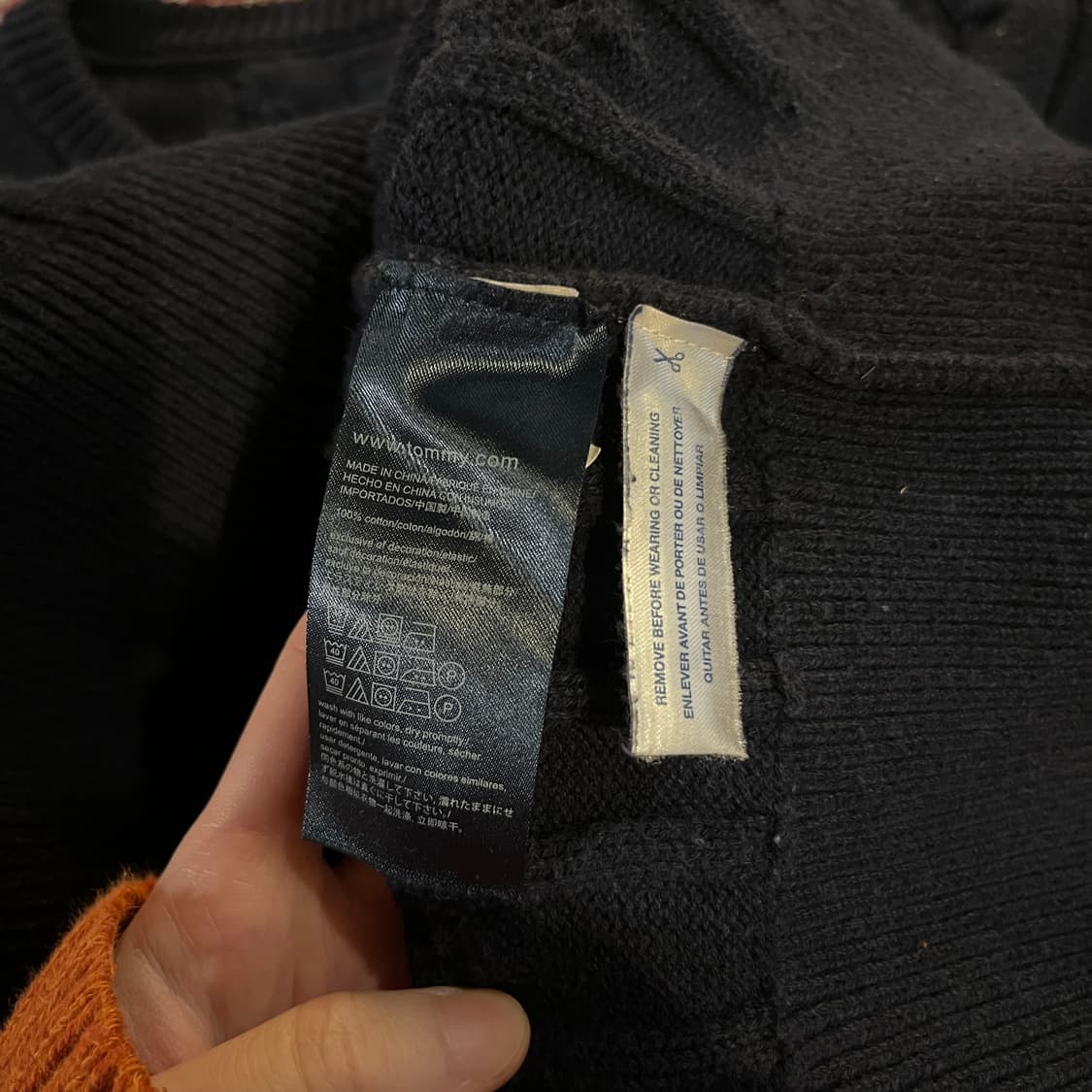 타미힐피거 케이블 니트 네이비 상품이미지9