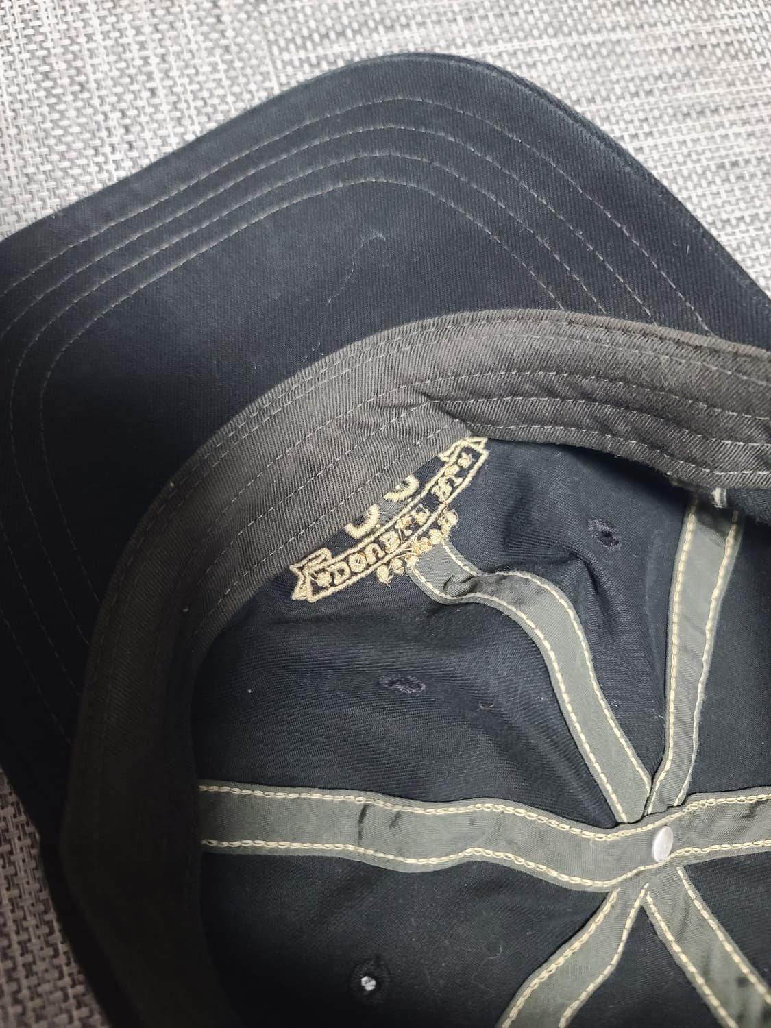 더블알엘 볼캡 RRL 모자 블랙 상품이미지2