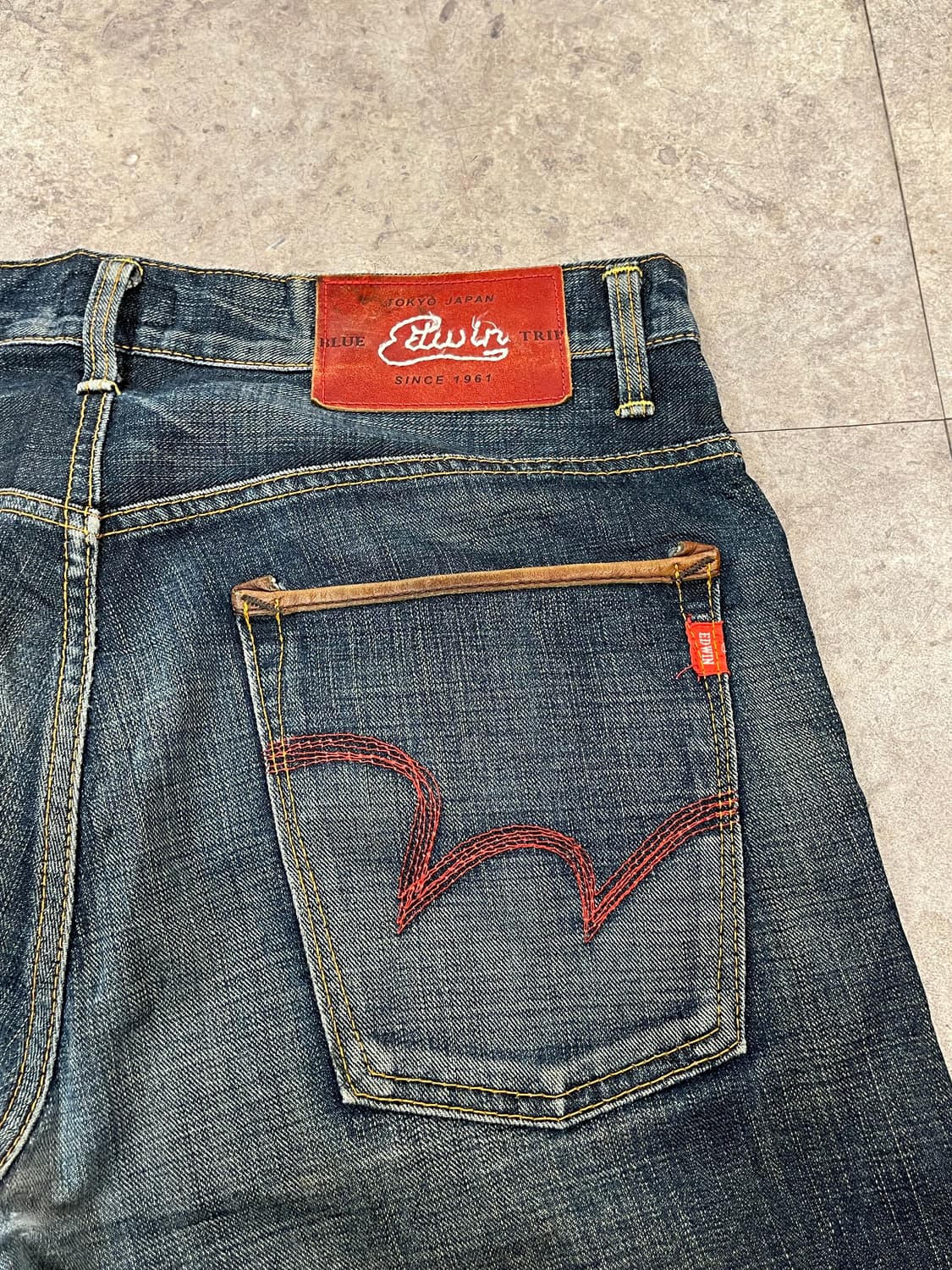 에드윈 블루트립 데님팬츠 34 #csz1835 상품이미지5
