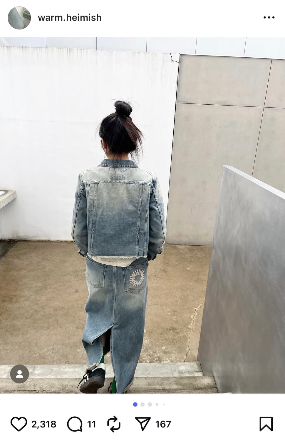 [1]999휴머니티 컷팅 엣지 자켓 (빈티지블루) 상품이미지5