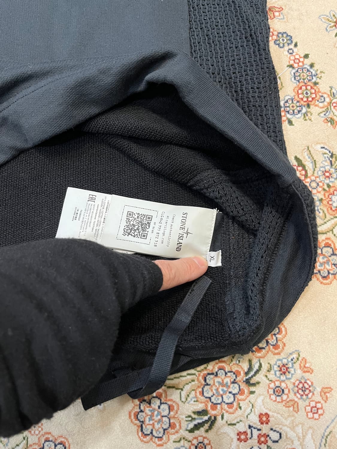 스톤아일랜드 쉐도우 프로젝트 14주년 메쉬 맨투맨 상품이미지6