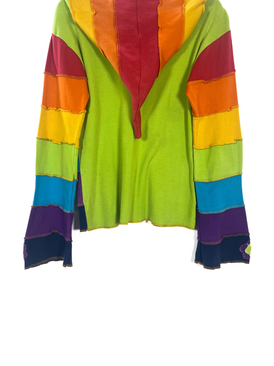 빈티지 패치워크 후드 집업 상품이미지8